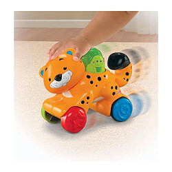 Mattel N8162 Fisher-Price - Guépard roulant - Animaux press & go pas cher