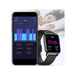 Avis Montre Connectée avec Etanche Cardiofrequencemètre Chronomètre Sport Compatible IOS,Android-Orange