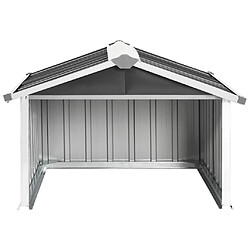 Avis vidaXL Abri pour robot de jardin 92x97x63cm Acier galvanisé Anthracite