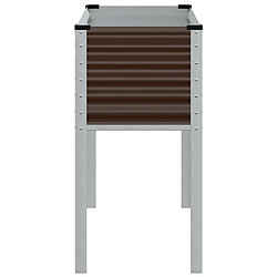 Acheter vidaXL Jardinière marron 100x41x90 cm acier