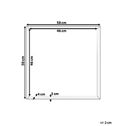 Avis Beliani Miroir BRIGNOLES 50 cm Blanc