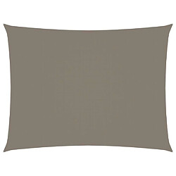 Maison Chic Voile d'ombrage | Voile de parasol | Toile d'ombrage Tissu Oxford rectangulaire 2x3,5 m Taupe -MN49266