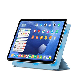 Etui en PU magnétique avec support bleu clair pour votre Xiaomi Pad 5/Pad 5 Pro