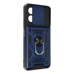 Avizar Coque pour Xiaomi Redmi Note 12 5G Cache caméra Bague Support Vidéo Bleu