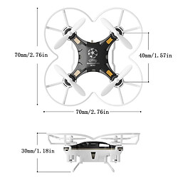 Universal FQ777 124 Pocket Drone 4CH 6Axis Gyro(Black)