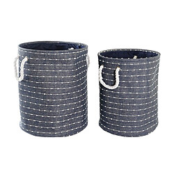 Set de basket DKD Home Decor Polyester (38 x 38 x 47 cm)