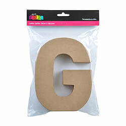 Paris Prix Décoration Murale Lettres Carton G 18cm Naturel