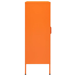 Acheter vidaXL Armoire de rangement Orange 80x35x101,5 cm Acier