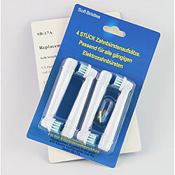 Euro Mega Brossettes Têtes De Remplacement Compatible Avec Type Precision Clean 8 Pcs