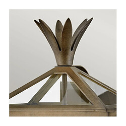 Avis Elstead Lighting Applique murale extérieur Palma Aluminium,verre transparent Bronze bruni