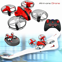 Acheter Universal 2.4G 3 en 1 RC Quadcopter Drone Mini Helicopter Water Ground Air Mode Drone Aircraft Adultes Enfants Silence Jouets Cadeaux Mode Wireless | RC Helicopter