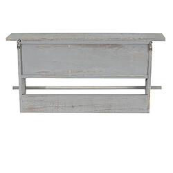 Acheter Mendler Étagère de cuisine HWC-C49, étagère de ménage, vintage avec 5 tiroirs, 32x65x13cm ~ shabby look, gris