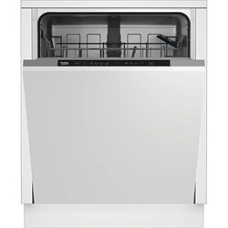 Beko DIN34320 Lave Vaisselle Classe E 49dB Intégrable Panier Supérieur Réglable Blanc