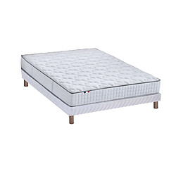 Idliterie Ensemble Matelas Ressorts + Mémoire de forme ODYSSEE + Sommier - Made in France