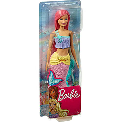 Mattel Barbie Dreamtopia poupée sirène cheveux roses