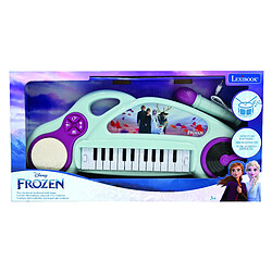 Lexibook Piano électronique pour enfants La Reine des Neiges avec effets lumineux et microphone - 24 touches