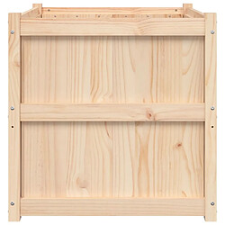 Acheter vidaXL Jardinière d'extérieur 70x70x70 cm bois de pin massif