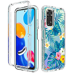 Coque en TPU anti-chute, anti-rayures pour votre Xiaomi Redmi Note 11S 4G/Note 11 4G (Qualcomm) - Feuille de plantain