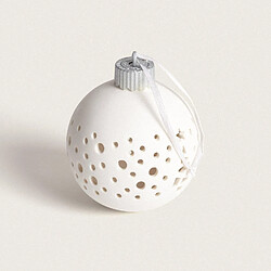 Acheter Ledkia Boule Noël LED Porcelaine avec Piles Estella Blanc