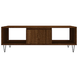 Acheter vidaXL Table basse chêne marron 104x60x35 cm bois d'ingénierie