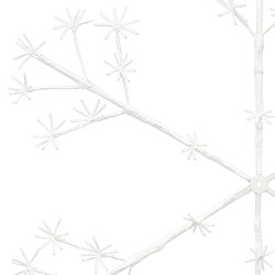 Avis Ecd Germany Décoration de Noël LED Flocon de neige avec 384 LED blanc chaud IP44 120 cm