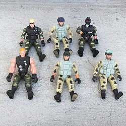 Avis Collection de Figurines Articulaires Mobiles 6pcs Soldat Américain Guerrier