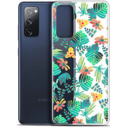 Caseink Coque Pour Samsung Galaxy S20 FE (6.5 ) [Gel HD Collection Spring Design Tropical - Souple - Ultra Fin - Imprimé en France]