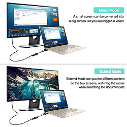 Universal Adaptateur adaptateur HDMI mâle à DP Display Port alimenté par USB 4K | Câble HDMI pas cher