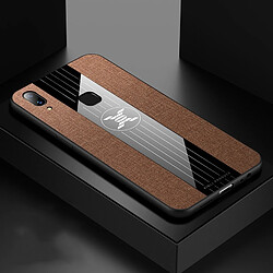 Wewoo Coque Souple Pour Vivo Y95 XINLI étui de protection TPU antichoc Texture Brown