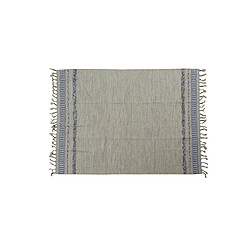 Alter Tapis boston moderne, style kilim, 100% coton, gris, 110x60cm