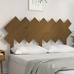 vidaXL Tête de lit Marron miel 141x3x80,5 cm Bois massif de pin