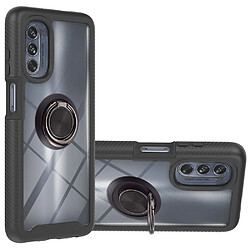 Coque en TPU anti-chute, 2-en-1 avec béquille pour votre Motorola Moto G62 5G - noir