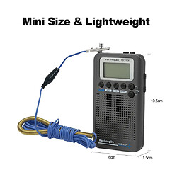 Universal Récepteurs FM/AM/SW/CB/AIR/VHF, World Band et réveil LCD pas cher