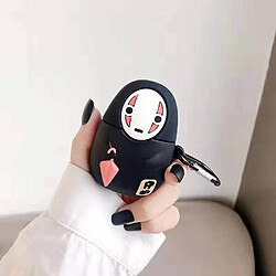 GUPBOO Airpods Coque Housse Étui Protecteur Compatible pour AirPods1/2-Dessin animé mignon homme sans visage