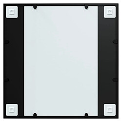 Acheter Maison Chic Miroir mural | Miroir Décoration pour Maison Salle de Bain noir 60x60 cm métal -GKD22616