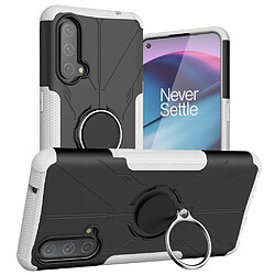 Coque en TPU 2-en-1, anti-chutte avec béquille pour votre OnePlus Nord CE 5G - blanc