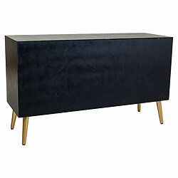 Buffet Alexandra House Living Noir Doré Bois MDF pas cher