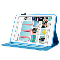 Avis Etui en PU avec stockage de cartes bleu clair pour votre Apple iPad Mini 9.7 (2019)/4/3/2/1