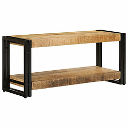 Acheter Maison Chic Meuble TV scandinave - Banc TV pour salon 90 x 30 x 40 cm Bois de manguier massif -MN32368