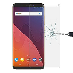 Wewoo Verre trempé pour Wiko View 0.26mm 9H surface dureté 2.5D bord incurvé protecteur d'écran avant