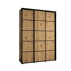 Abiks Meble Armoire DAVOS 4 À Portes Coulissantes 235,2/180/45 3 Portes