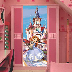 AG ART Poster porte Princesse Sofia Disney intisse 90X202 CM