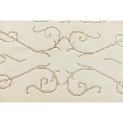 Avis Vidal Tapis de laine 239x175 beige Darya