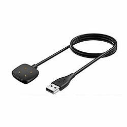 PHONECARE Chargeur USB pour SmartWatch pour Fitbit Sense 2 - Noir