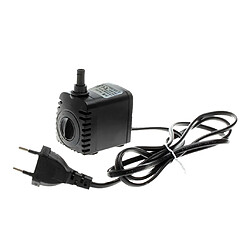 8W Pompe à Eau d'Aquarium Submersible en Plastique Hydrofuge Prise EU