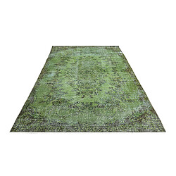 Avis Vidal Tapis de laine 287x175 vert Ultra Vintage