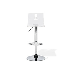 Beliani Tabouret de bar Set de 2 Blanc BUSAN pas cher