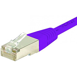 Abi Diffusion Cordon RJ45 catégorie 6 S/FTP violet - 0,3 m