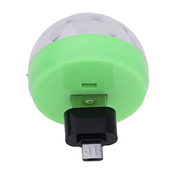 Avis mini usb scène disco lumière commande vocale boule magique lampe rgb led ampoule vert