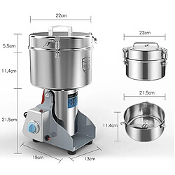 Universal Moulin à grains épicés de 2500G Moulin à grains épicés de 4100W Moulin électrique de moulin Extrusion de farine médicinale pas cher